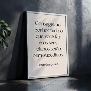Quadro Consagre ao Senhor