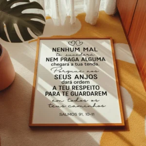 Quadro Nenhum Mal (Salmo 91)