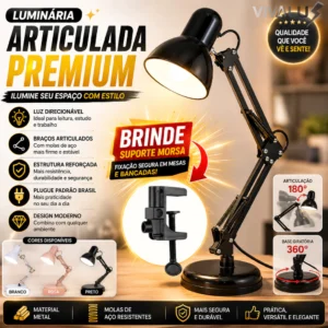 Luminária Articulada c/ Morsa