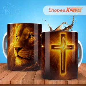 Caneca Leão Gospel Fé