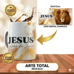 Caneca Jesus Leão de Judá