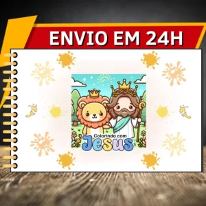 Livro de Colorir Jesus
