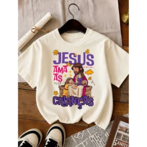 Camiseta Infantil Jesus Ama