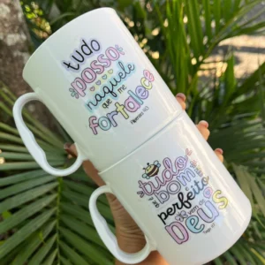 Kit Canecas Frases Bíblicas