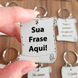 Chaveiros Pergaminho com Nome