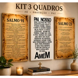 Kit Quadros Salmo 23