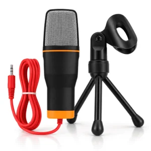 Microfone Condensador c/ Tripé