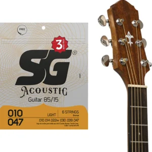 Kit 3 Cordas SG Aço 010