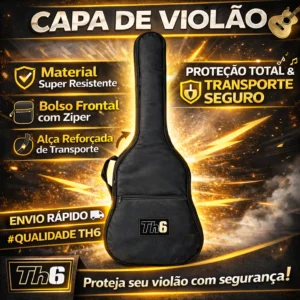 Capa de Violão Premium TH6