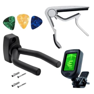 Kit Afinador + Capo + Suporte