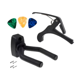 Kit Suporte + Capo + Palhetas