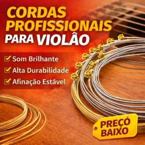 Jogo de Cordas Aço c/ Bolinha