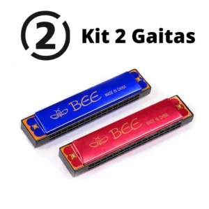 Kit 2 Gaitas Bee 16 Furos